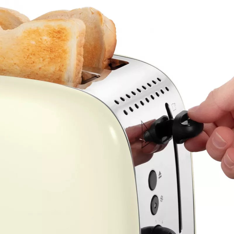 Russell Hobbs 26551-56 broodrooster voor 2 sneden, extra brede sleuven, ontdooi- en opwarmfunctie