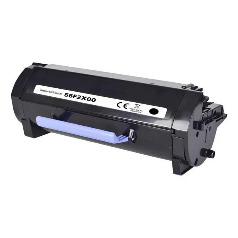 Renkforce RF-6131502 compatibele zwarte tonercartridge voor Lexmark 56F2X00, 20.000 pagina's
