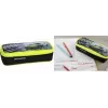 FABER-CASTELL EBERHARD FABER Race Car etui, zwart/neongeel polyester, groot hoofdvak, ritsvak 577575