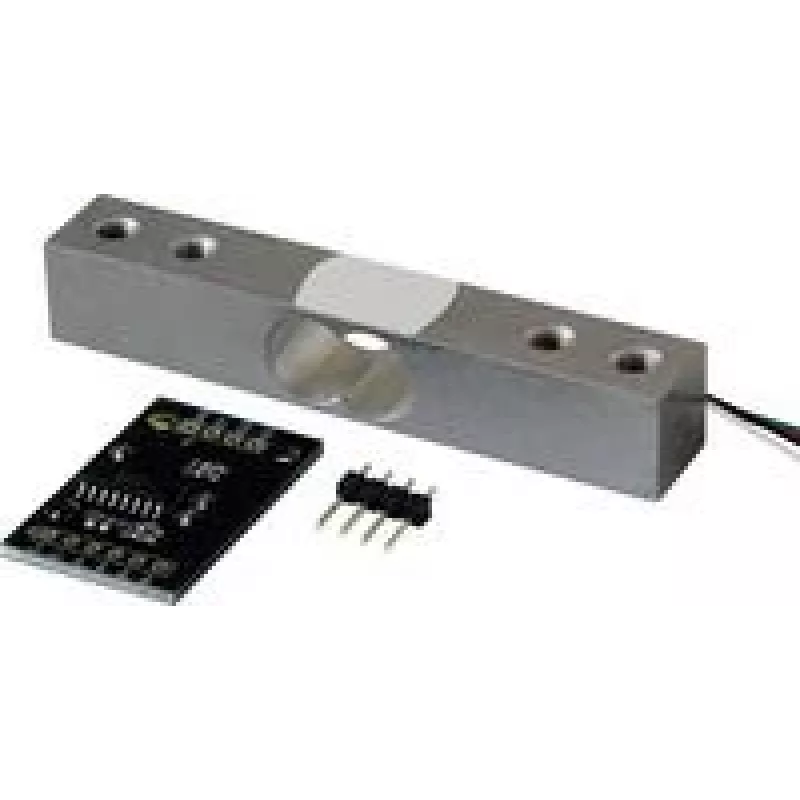 JOY-IT DEBO HX711-20 24-bit ADC-module met 20 kg weegcel voor gewichtsmeting SEN-HX711-20