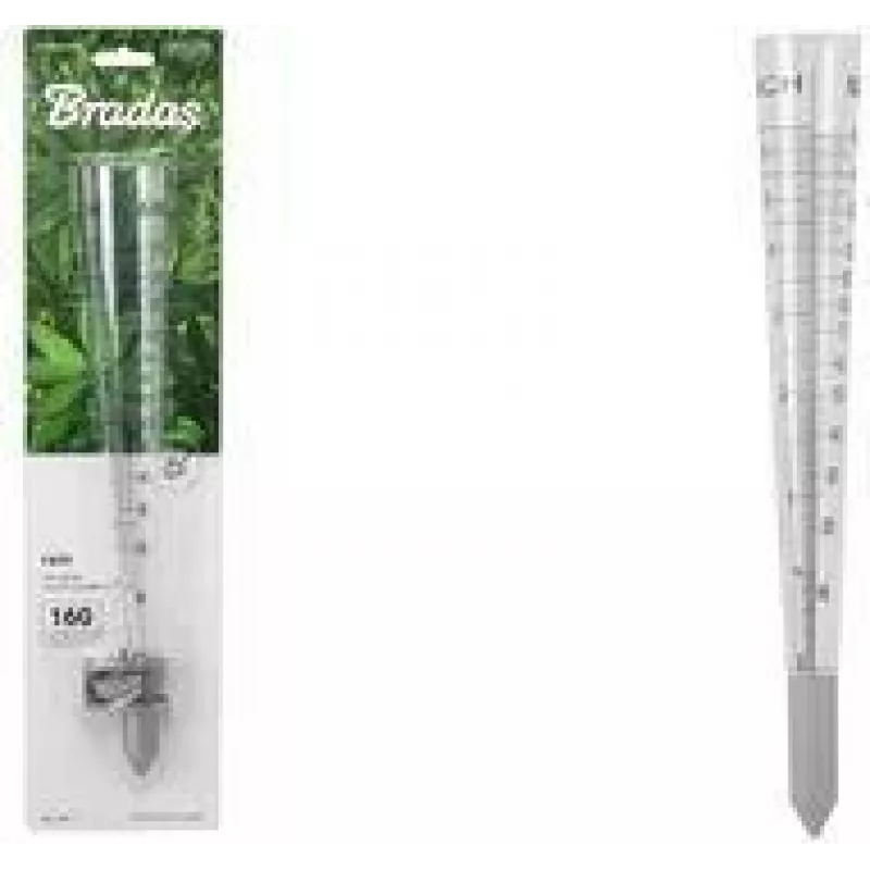 BRADAS WL-M17 WHITE LINE regenmeter, kunststof, tot 160 mm/m², conische sokkel, 1 stuk