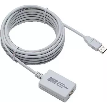 EXSYS EX-1401 actieve USB 2.0 verlengkabel 5m USB-A stekker naar bus met signaalregeneratie