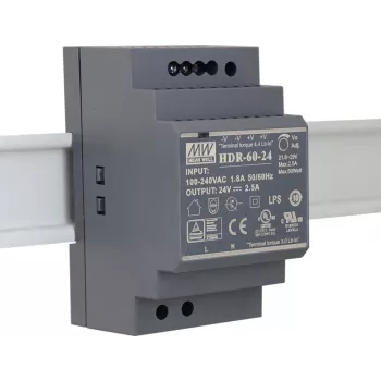 EXSYS EX-6973 DIN-draagrail voeding 60W 24V 2,5A