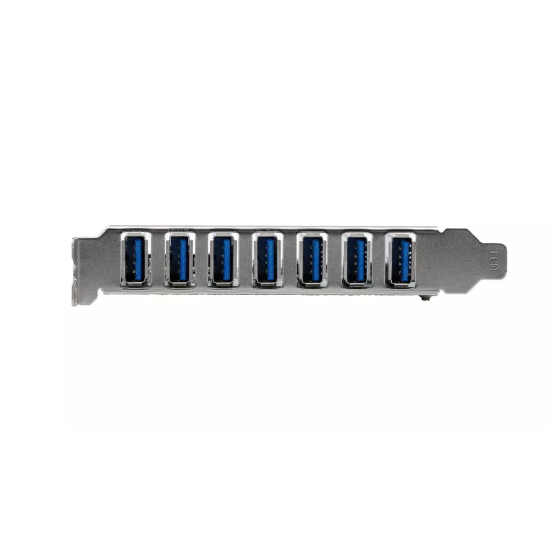 EXSYS USB 3.2 Gen 1 PCIe kaart met 7 aansluitingen (VIA chipset) EX-11088-2