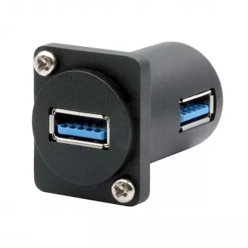 EXSYS EX-49154 D-type adapter USB-A bus naar bus 90°, USB 3.2 Gen 1
