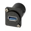 EXSYS EX-49154 D-type adapter USB-A bus naar bus 90°, USB 3.2 Gen 1