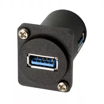 EXSYS EX-49154 D-type adapter USB-A bus naar bus 90°, USB 3.2 Gen 1