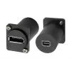 EXSYS EX-49170 DisplayPort naar Mini DisplayPort bus inbouwadapter, 4K UHD