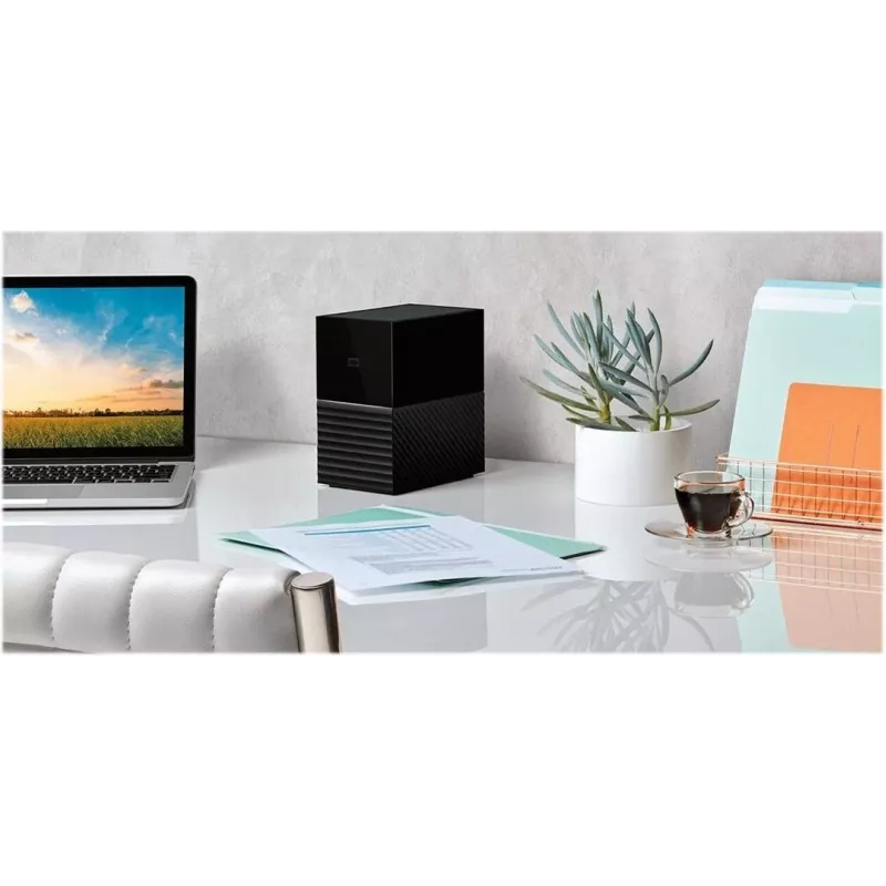 Western Digital My Book Duo 28TB externe harde schijf RAID USB-C zwart WDBFBE0280JBK