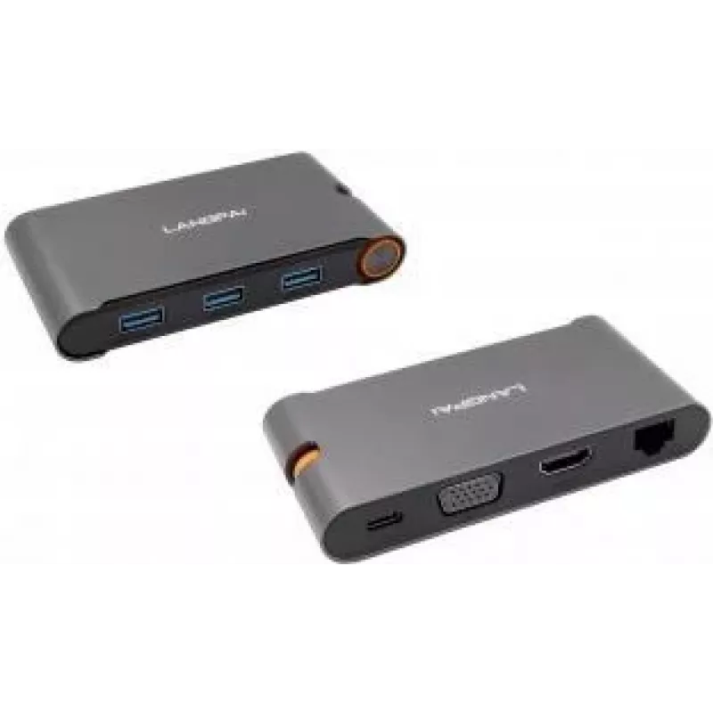 EXSYS EX-1220HM USB 3.2 Gen 1 metalen hub met 7-in-1 poorten voor notebook, MateBook en MacBook