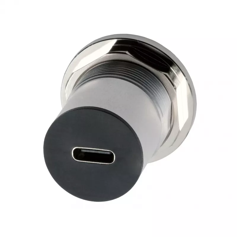 EXSYS EX-49195 USB-C bus naar USB-C bus inbouwadapter, metaal, USB 3.2 Gen 1