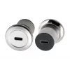 EXSYS EX-49195 USB-C bus naar USB-C bus inbouwadapter, metaal, USB 3.2 Gen 1