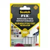 3M Scotch-Fix montagevierkantjes 11 mm x 15 mm wit 64-pack 7100263372