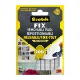 3M Scotch-Fix montagevierkantjes 11 mm x 15 mm wit 64-pack 7100263372