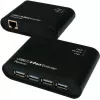 EXSYS EX-1445 Gigabit Ethernet extender kit via 2-draads, 500 m, zwart