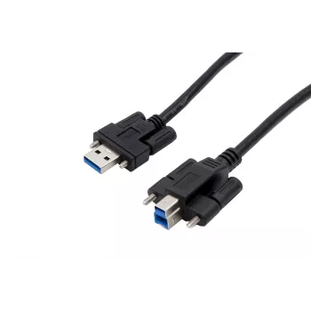 EXSYS EX-K1572V USB 3.0 kabel, 2m, Type A stekker naar Type B stekker, zwart