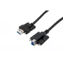 EXSYS EX-K1572V USB 3.0 kabel, 2m, type A stekker naar type B stekker, zwart