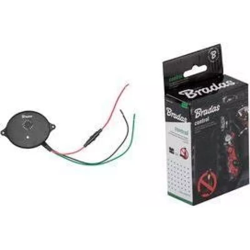 Bradas CTRL-AN201B ultrasone muizen- en marterverjager voor 12V-voertuigaccu, zwart