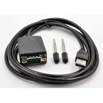 EXSYS EX-1311-2IS USB 2.0 naar RS-232 seriële adapter met FTDI FT232RL chipset, 921,6 Kbps, DB9 stekker, 0,8 m kabel
