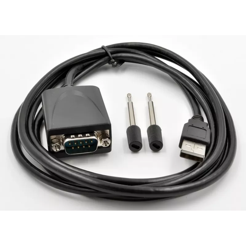 EXSYS EX-1311-2IS USB 2.0 naar RS-232 seriële adapter met FTDI FT232RL chipset, 921,6 Kbps, DB9 stekker, 0,8 m kabel