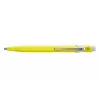Caran d'Ache 849 PopLine Fluo balpen, fluorescerend geel, blauwe inkt, medium 849.470