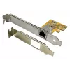 EXSYS EX-6071C PCI Express Gigabit Ethernet kaart, 1x RJ45, Realtek, Low Profile Bracket meegeleverd