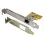 EXSYS EX-6071C PCI Express Gigabit Ethernet kaart, 1x RJ45, Realtek, Low Profile Bracket meegeleverd