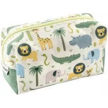 FABER-CASTELL EBERHARD FABER Jumbo Safari etui polyester met groot hoofdvak, rits, 1 stuk (577438)