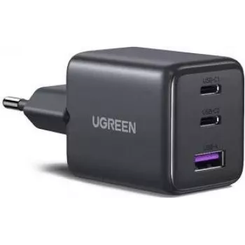UGREEN 30W 3-poorts GaN II snellader USB-A & 2 x USB-C zwart (55536)