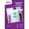 Avery T-shirt transferpapier A4 wit voor lichte stoffen, laserprinter, 15 vel (C9403-15)