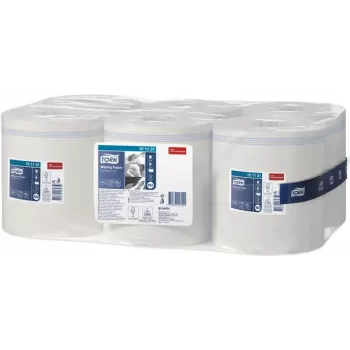 Tork wegwerpdoek 151131, 1-laags, wit, 21,5 cm x 275 m, 6 rollen/pack