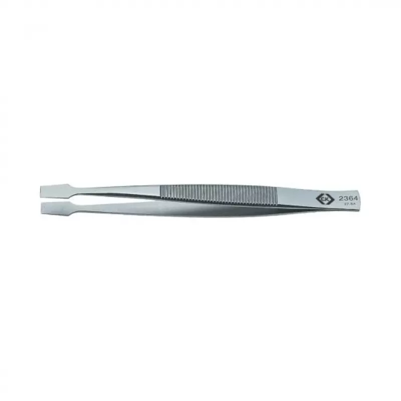 C.K Tools T2364 industriële pincet 120 mm RVS fijne punt recht antimagnetisch zuurbestendig