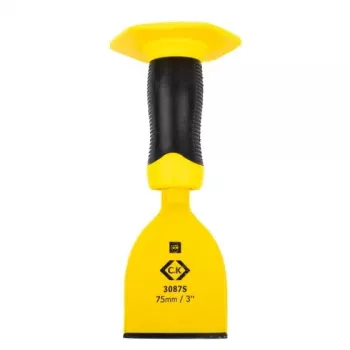 C.K Tools T3087S 3 platte beitels 75 mm bladbreedte, 220 mm lengte, zeskantschacht