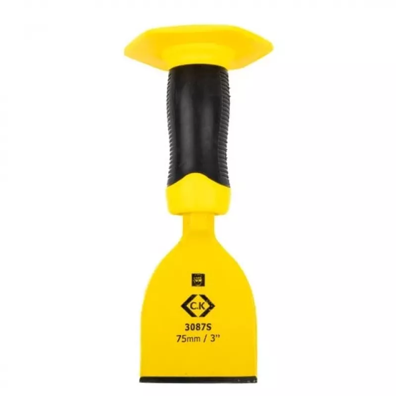 C.K Tools T3087S 3 platte beitels 75 mm bladbreedte, 220 mm lengte, zeskantschacht