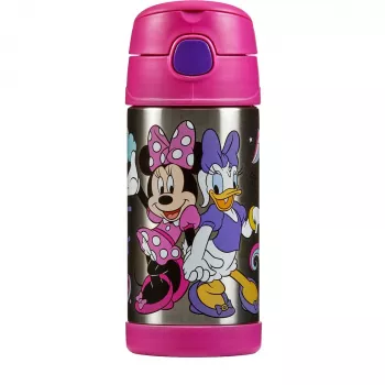THERMOS FUNTAINER drinkfles met rietje, Disney Minnie Mouse, 0,35 L, roestvrij staal, roze 4113.412.035