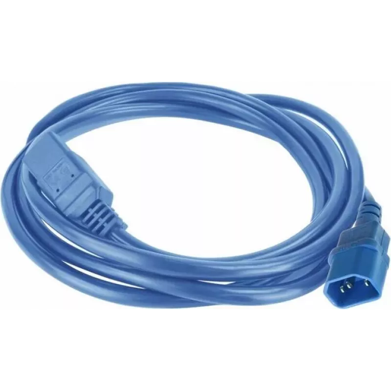 ACT netkabel C14 - C21 IEC60320 blauw 2,5 m (AK5383)