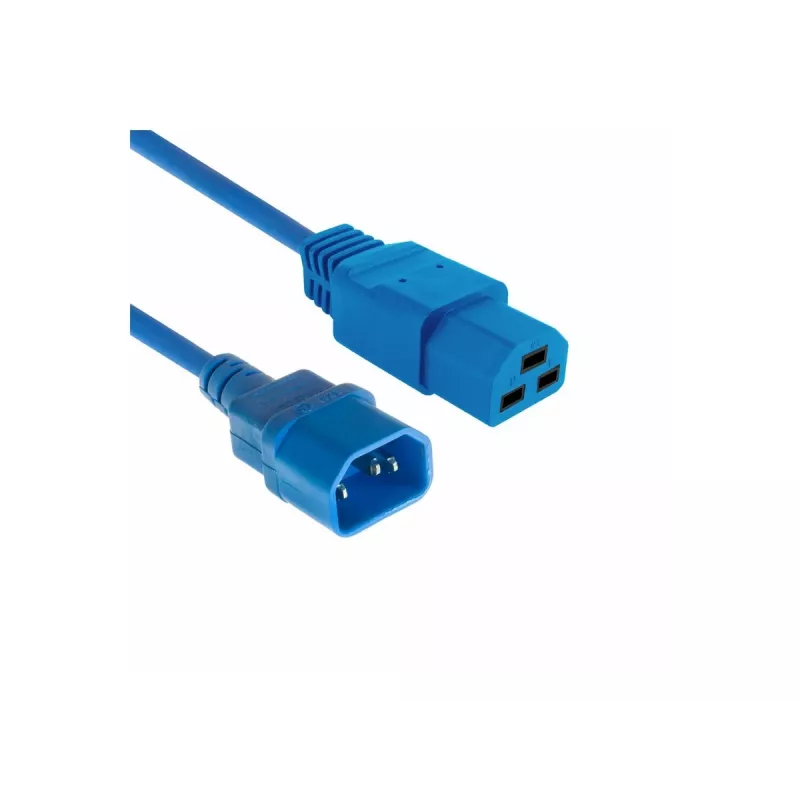 ACT netkabel C14 - C21 IEC60320 blauw 2,5 m (AK5383)
