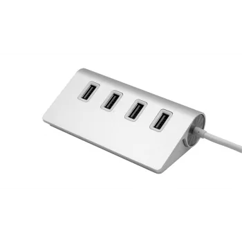 EXSYS EX-1134-2 USB 3.2 Gen 1 4-poorts hub met USB-C-kabel en USB-A-adapter