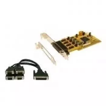 EXSYS EX-41384 PCI 4-poorts RS-232 seriële kaart met low-profile beugel