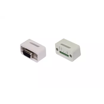 EXSYS EX-47995 9-pins D-SUB naar 5-pins klemmenblok seriële adapter, wit
