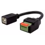 EXSYS EX-49130 USB 2.0 adapter USB-B bus naar 5-pins terminalblock met drukknop, 15 cm