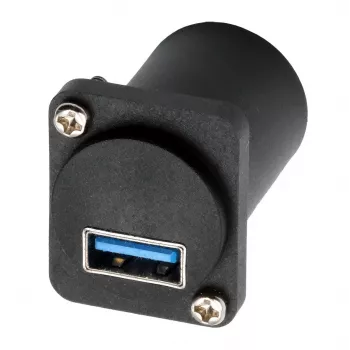 EXSYS EX-49155 USB 3.2 Gen 1 D-type inbouwadapter, USB-A bus naar USB-B bus