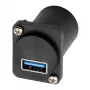 EXSYS EX-49155 USB 3.2 Gen 1 D-type inbouwadapter, USB-A bus naar USB-B bus
