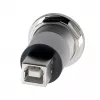 EXSYS EX-49192 metalen USB 2.0 Type-B bus naar bus inbouwadapter