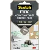3M Scotch-Fix montagevierkantjes voor binnen 25 mm x 25 mm wit (12-pack) 7100263584