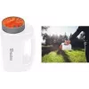 Bradas handmatige mini-strooier WHITE LINE, 2 liter, wit/antraciet, kunststof, ergonomische greep, 1 stuk (WL-SE101)