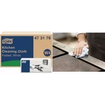 Tork Premium W4 droogreinigingsdoekjes, 1-laags, wit, 300 vel 473179