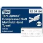 TORK Xpress Multifold handdoekpapier, 212 x 320 mm, W-vouw-systeem H2, Advanced, tissue, gebosseleerd, wit - 1 bundel (600454)