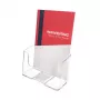 DEFLECTO AB150 kristalhelder acryl displayblok 50x50x50 mm, diamantgepolijst, transparant