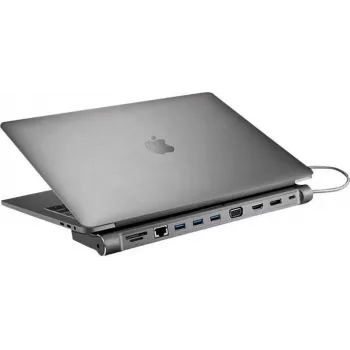 XTREMEMAC XWH-CDH-13 12-poorts USB-C dockingstation space gray